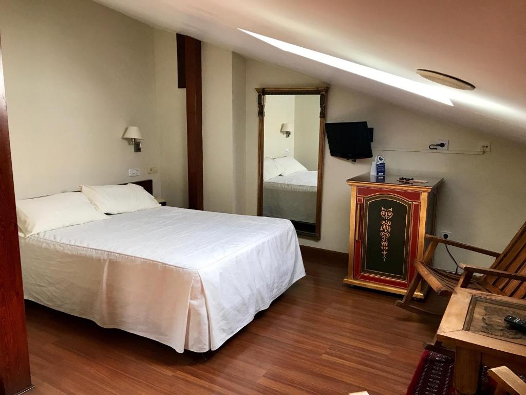 Postel nebo postele na pokoji v ubytování Hotel Microtel Placentinos