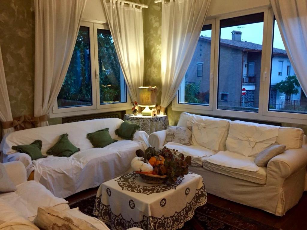 Posezení v ubytování B&B Abano Garden