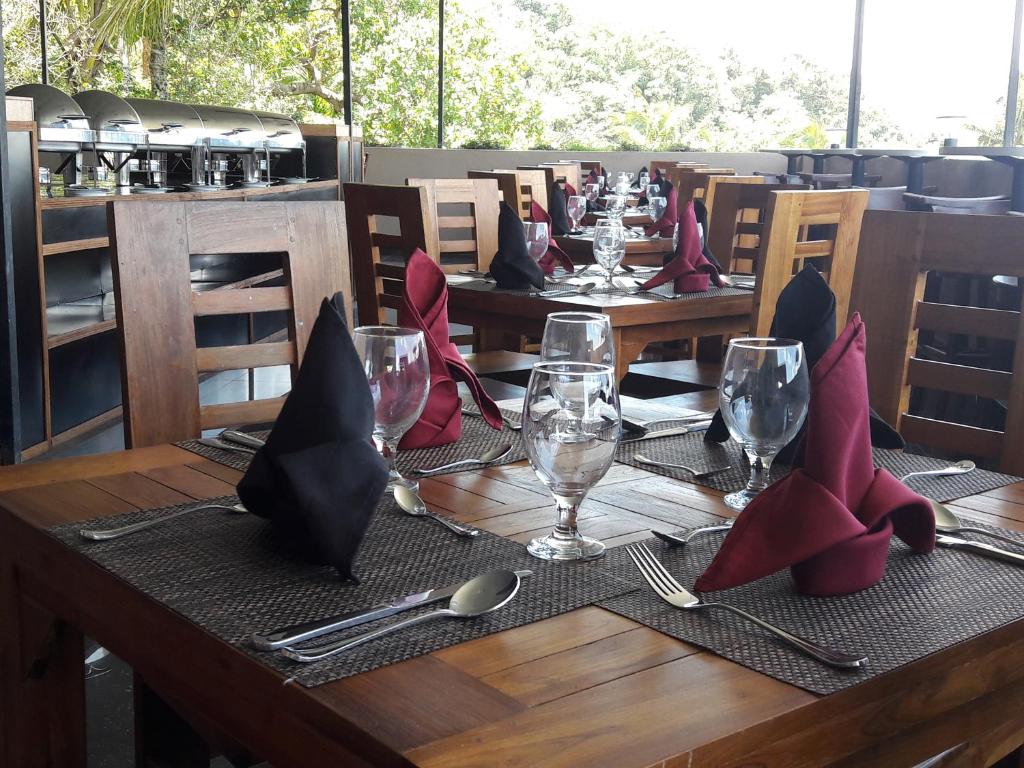 Restaurace v ubytování Ballena Regency