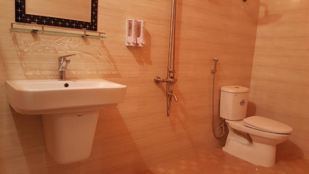 Koupelna v ubytování Sapa Odyssey Hostel