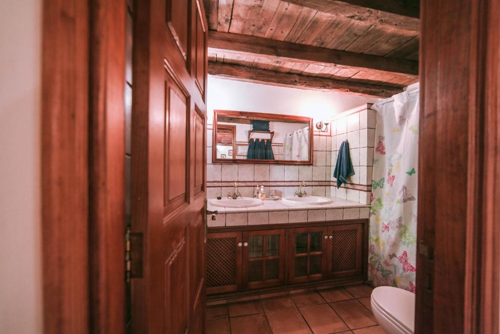 Koupelna v ubytování Casa Morera