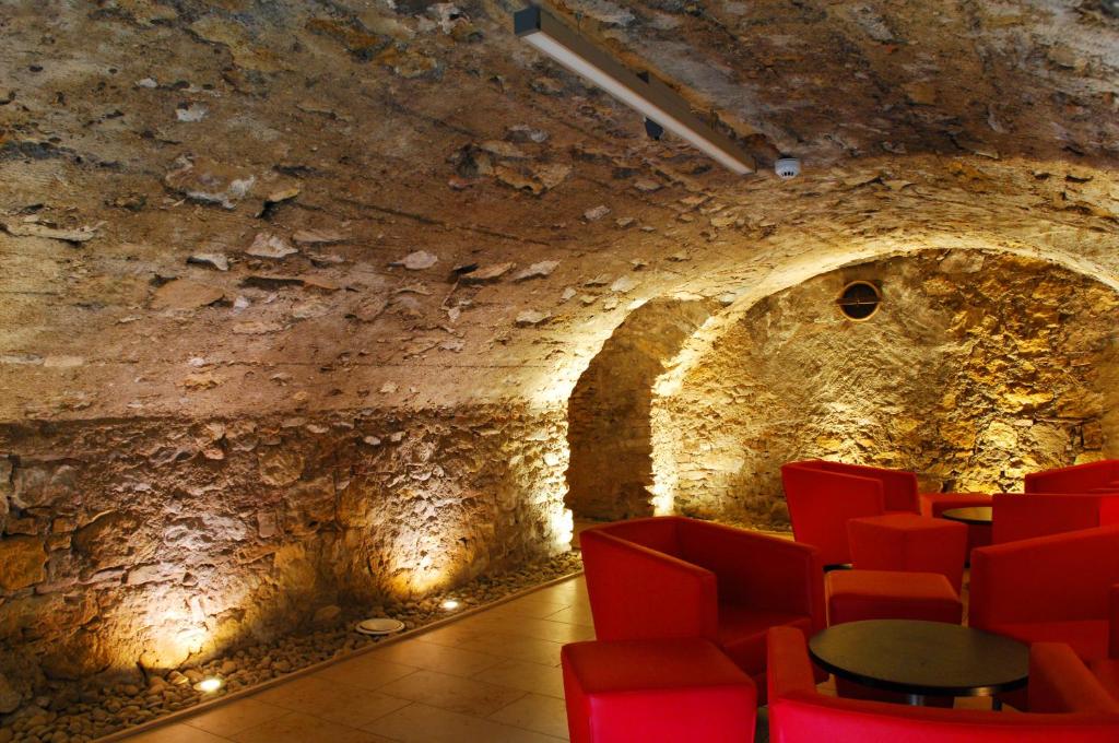 Posezení v ubytování Das Spritzenhaus
