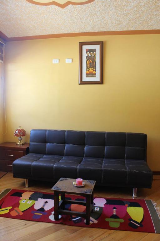 Posezení v ubytování Casa de Luis