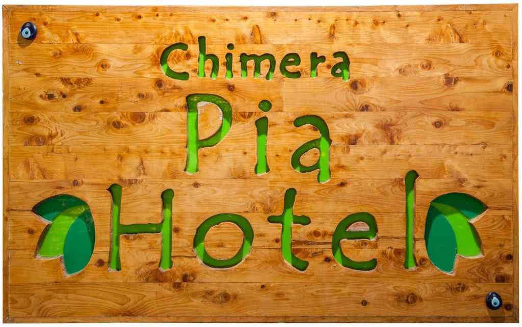 Certifikát, hodnocení, plakát nebo jiný dokument vystavený v ubytování Chimera Pia Aparts