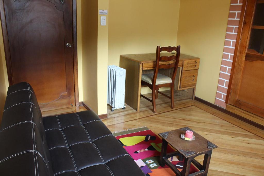 Posezení v ubytování Casa de Luis