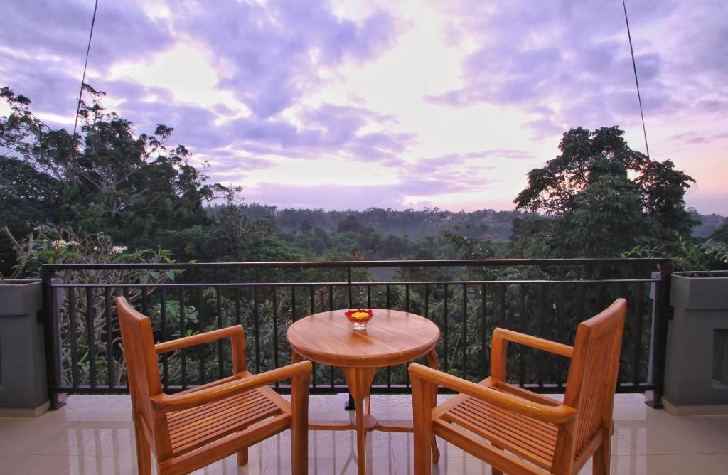 Balkón nebo terasa v ubytování Ubud Sky