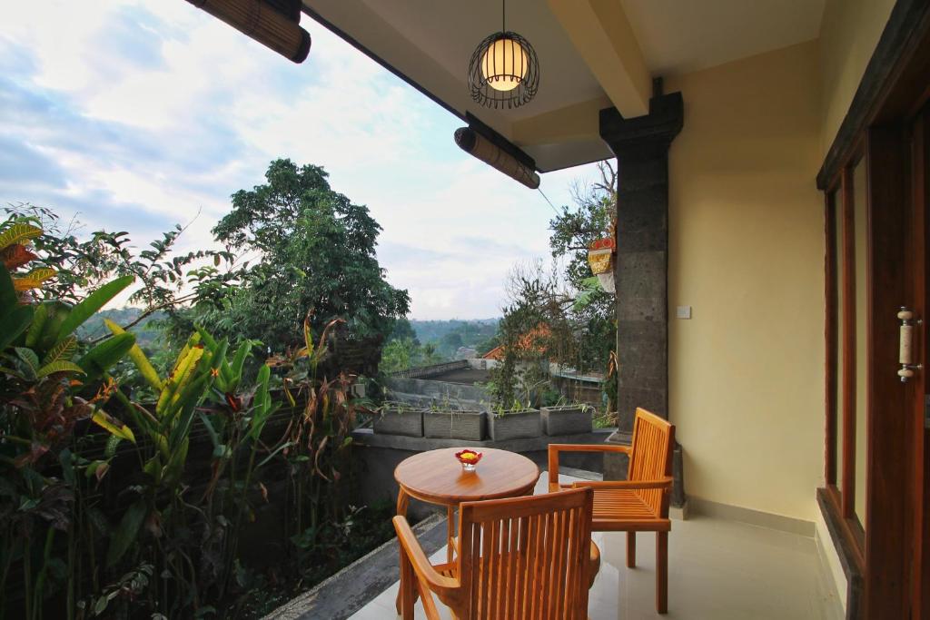 Balkón nebo terasa v ubytování Ubud Sky
