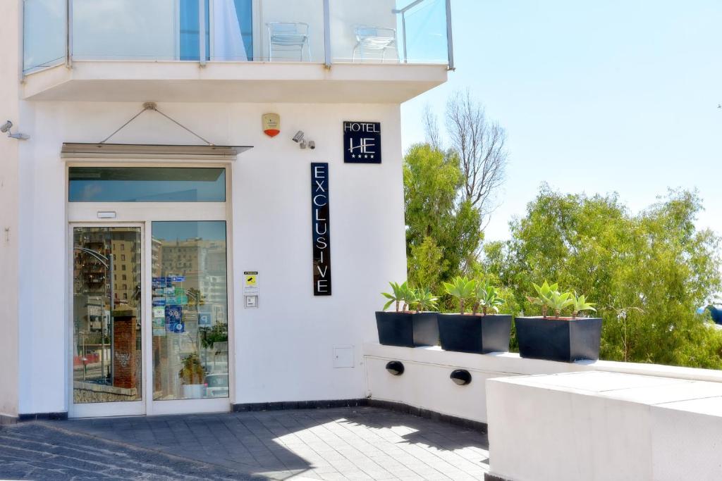 Balkón nebo terasa v ubytování Hotel Exclusive