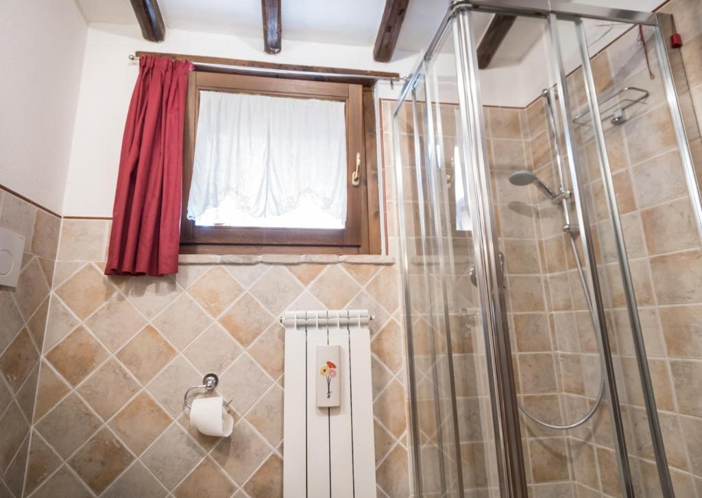 Koupelna v ubytování B&B Cantico Delle Creature