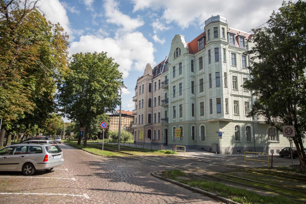 Budova, v ktorej sa apartmán nachádza