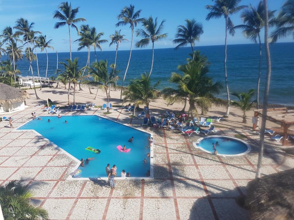 Bazén v ubytování Villa Mar, Juan Dolio nebo v jeho okolí