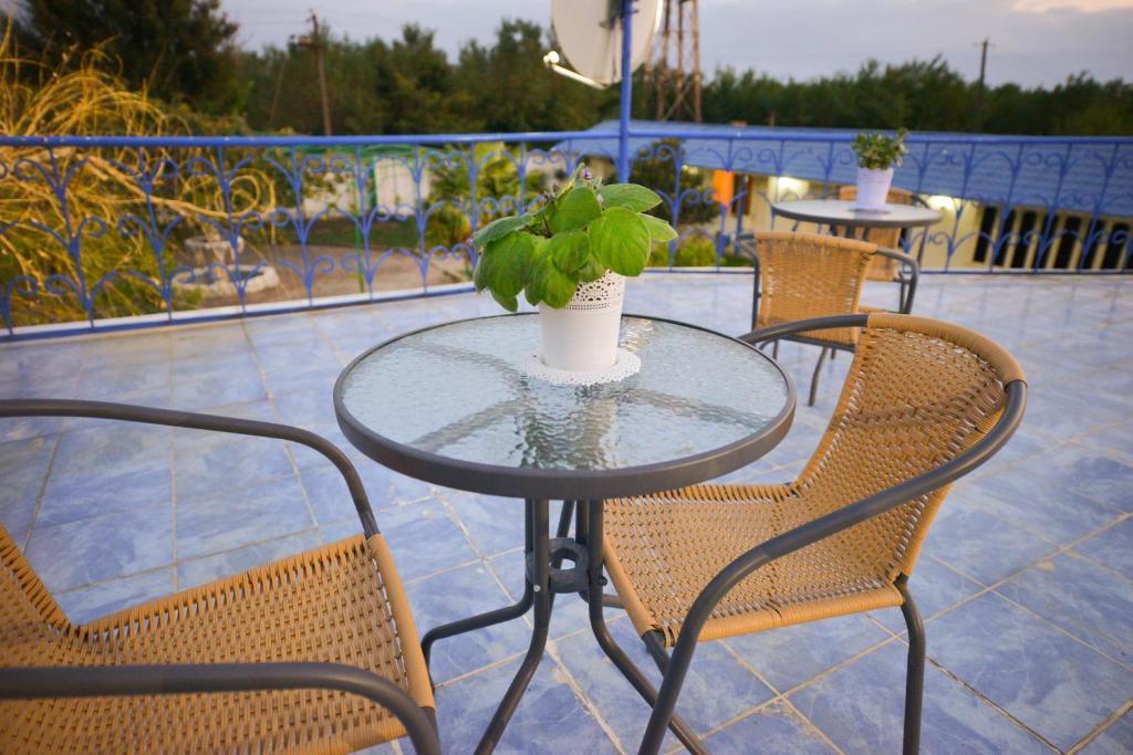 Balkón nebo terasa v ubytování Europa Hotel-Kutaisi