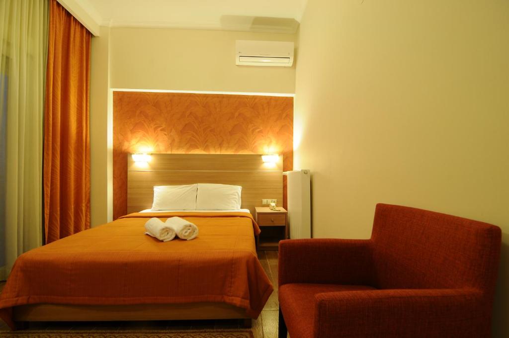 Postel nebo postele na pokoji v ubytování Park Hotel