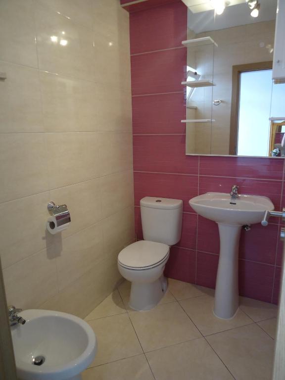 Koupelna v ubytování Hotel Aviz