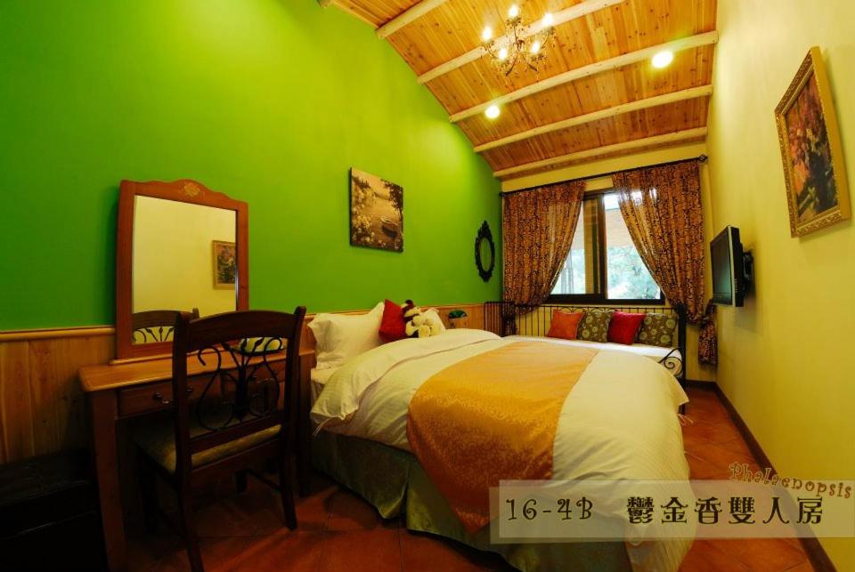 Voodi või voodid majutusasutuse Hsitou Man Tuo Xiang Homestay toas
