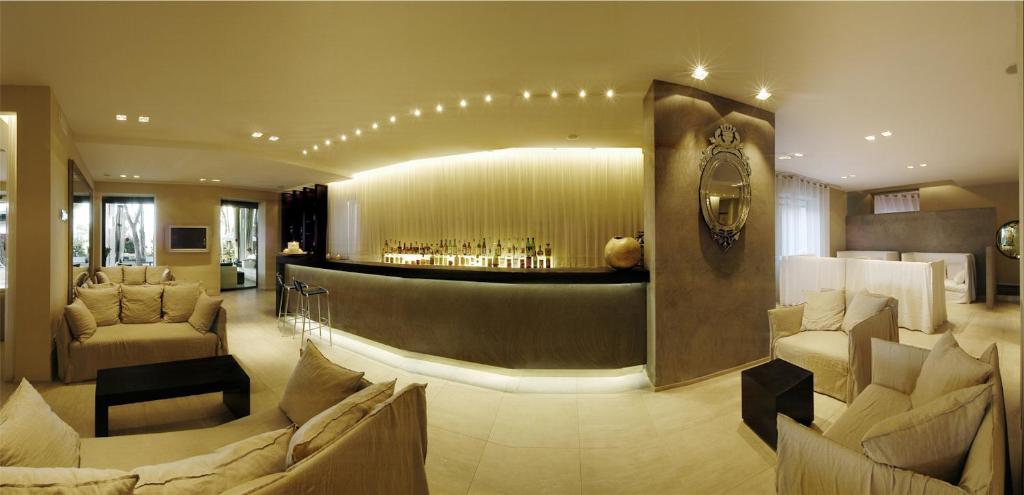 Posezení v ubytování Hotel Europa Monetti
