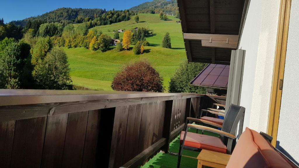 Nespecifikovaný výhled na hory nebo výhled na hory při pohledu z bed and breakfast
