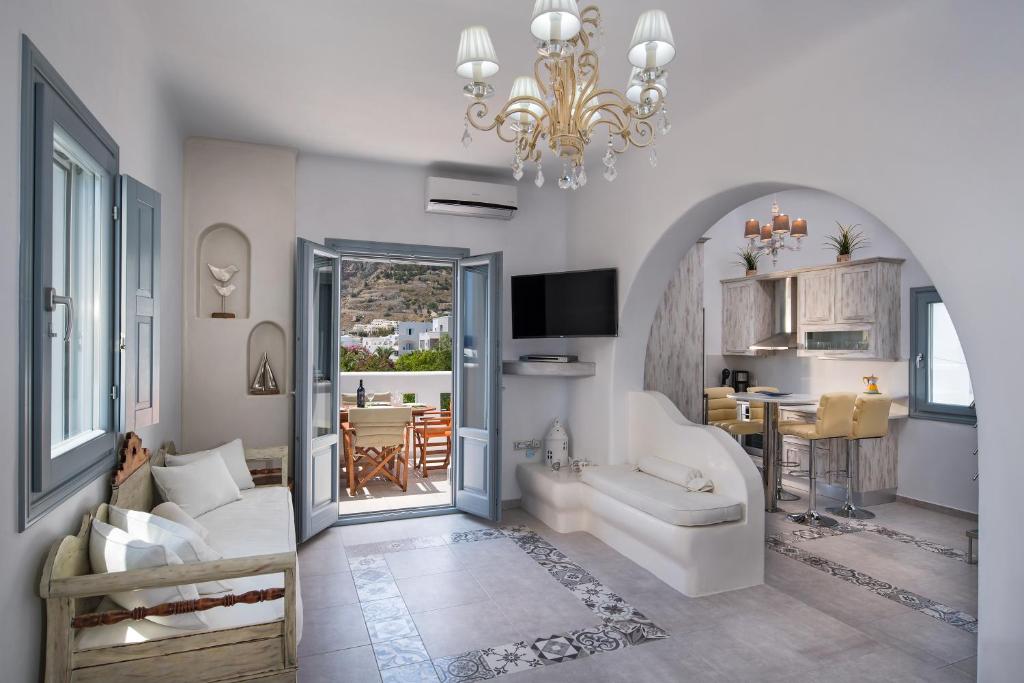 Posezení v ubytování Felicity Luxury Villas