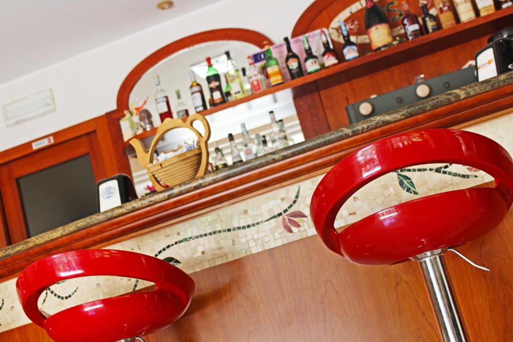 Lounge nebo bar v ubytování Hotel Silvia