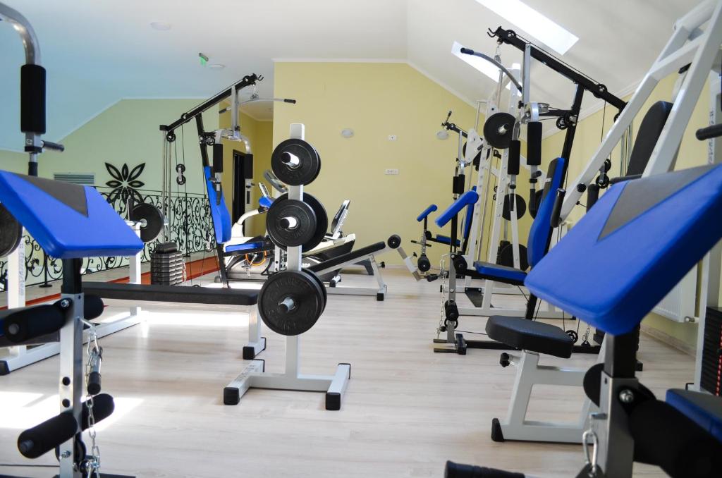 Fitness centrum a/nebo fitness zařízení v ubytování Casa Bata
