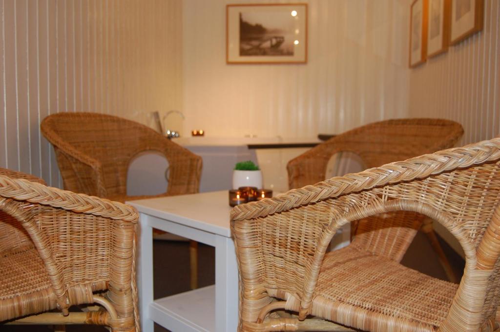 Posezení v ubytování Stora Hotellet Markaryd