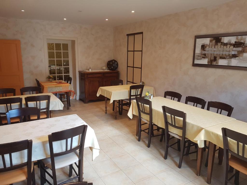 Posezení v ubytování Hôtel Ducret