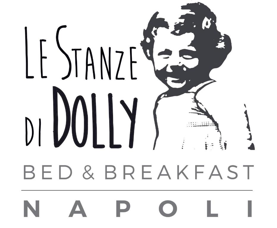 ナポリにあるLe Stanze di Dollyのベッド&ブレックファーストの黒と白のロゴ