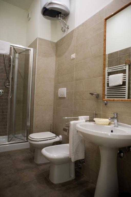 Koupelna v ubytování B&B Suite Paciotti