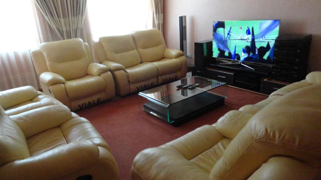TV a/nebo společenská místnost v ubytování Chester View Homestay