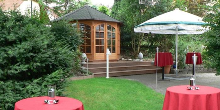 Zahrada ubytování Main Hotel Eckert 3-Sterne Superior