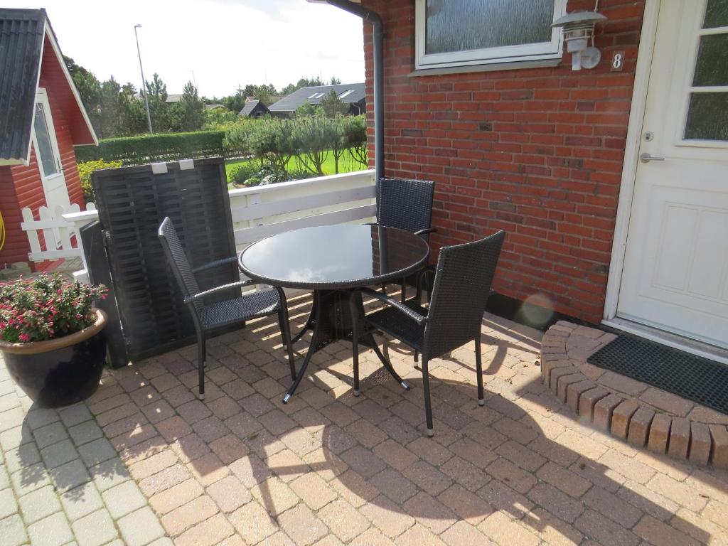 Patio nebo venkovní prostory v ubytování Motel Garni Blåvand