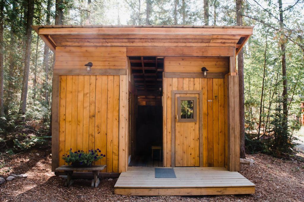 Zahrada ubytování Cedar Haven Cabins and Resort