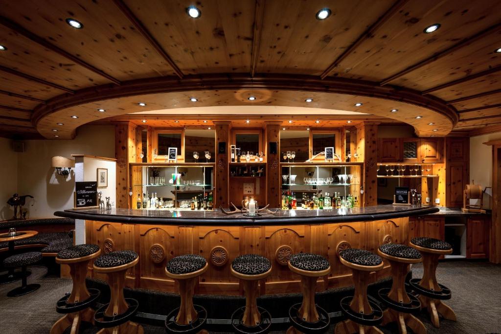Lounge nebo bar v ubytování Hotel Seehof