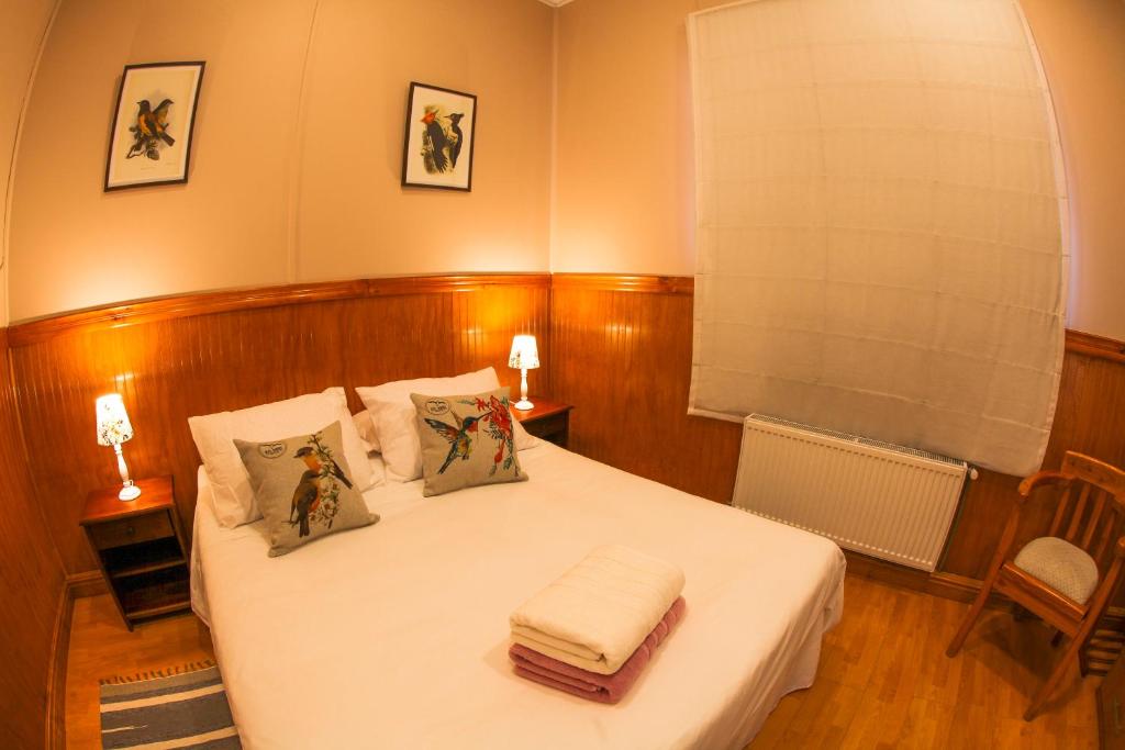 Postel nebo postele na pokoji v ubytování Hotel Albatros