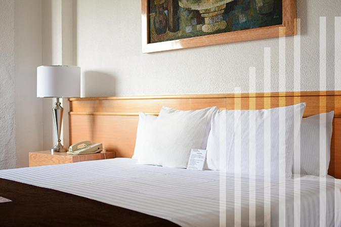 Postel nebo postele na pokoji v ubytování Hotel Laffayette Ejecutivo