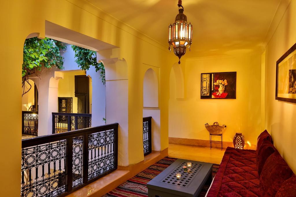 Posezení v ubytování Hotel & Spa Dar Baraka & Karam