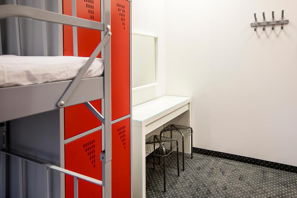 Posteľ alebo postele v izbe v ubytovaní Inbed Hostel