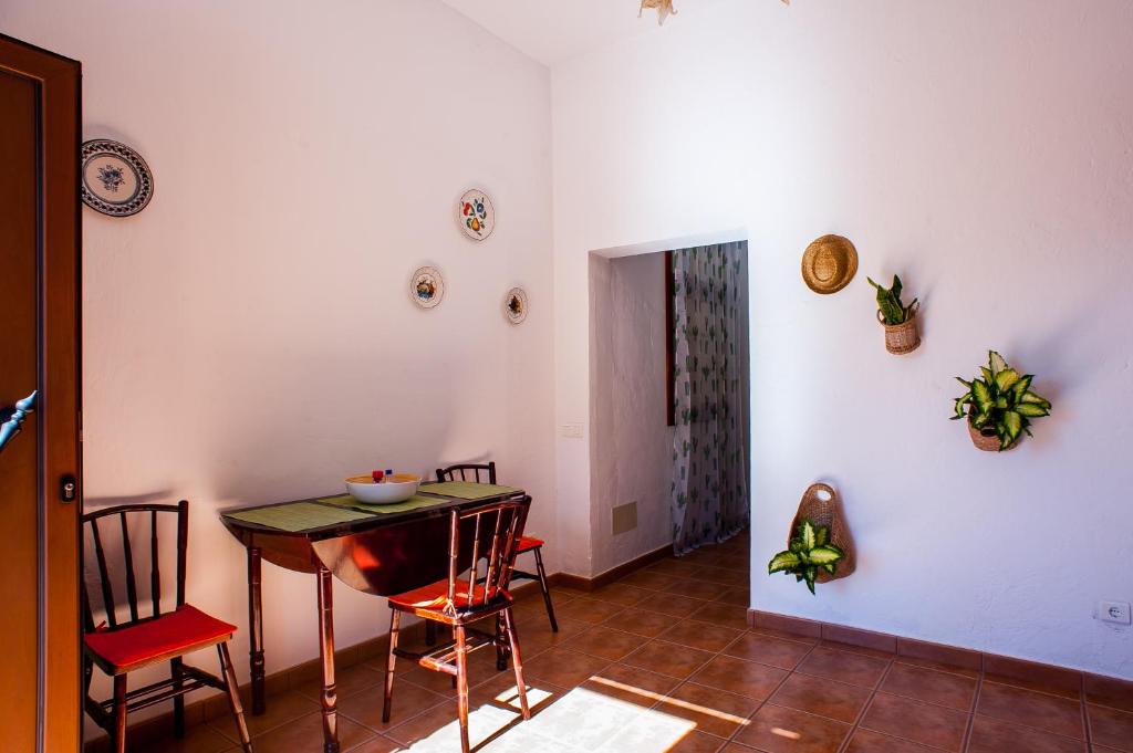 Posezení v ubytování Casa Cueva El Molino