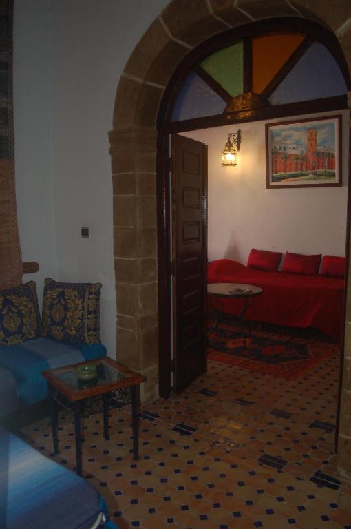 Posezení v ubytování Riad Le Grand Large