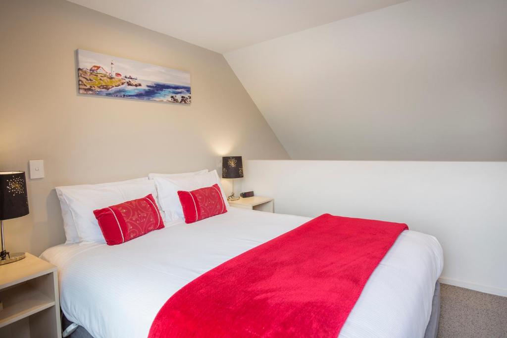 Postel nebo postele na pokoji v ubytování Vita Nova Motel