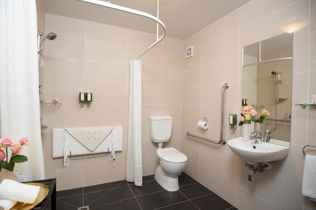 Koupelna v ubytování Vita Nova Motel
