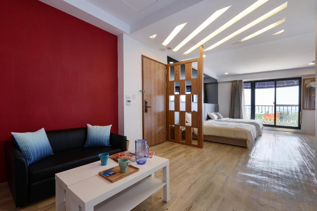 Letto o letti in una camera di Kenting Coast Resort