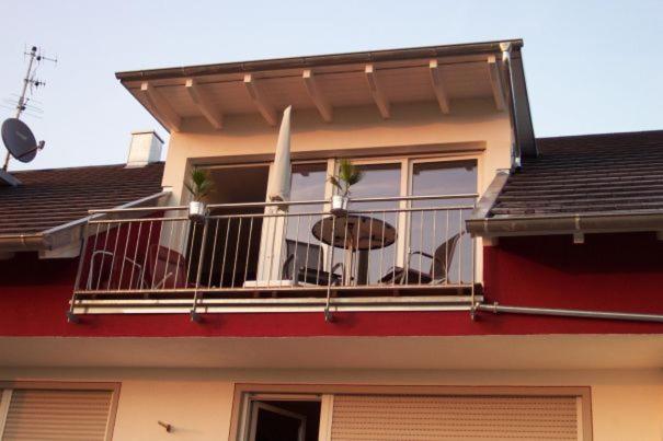 Balkoni atau teres di Ferienwohnung Susanne Kiefer