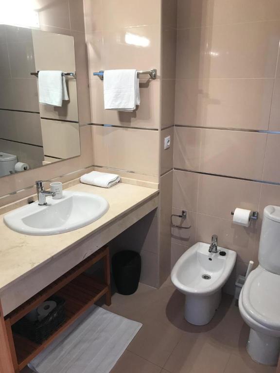 Koupelna v ubytování Casa Anna