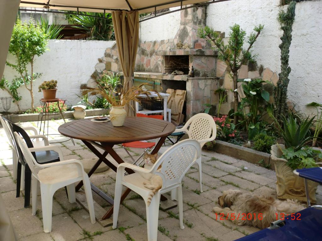 Balkón alebo terasa v ubytovaní B&B Il Giardinetto Alghero