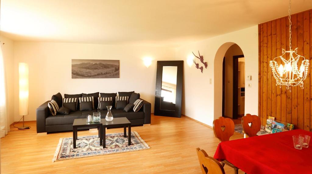 Posezení v ubytování Rodlers Chalet