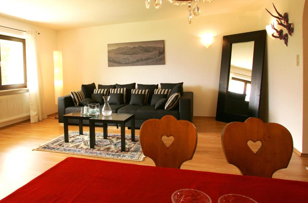 Posezení v ubytování Rodlers Chalet