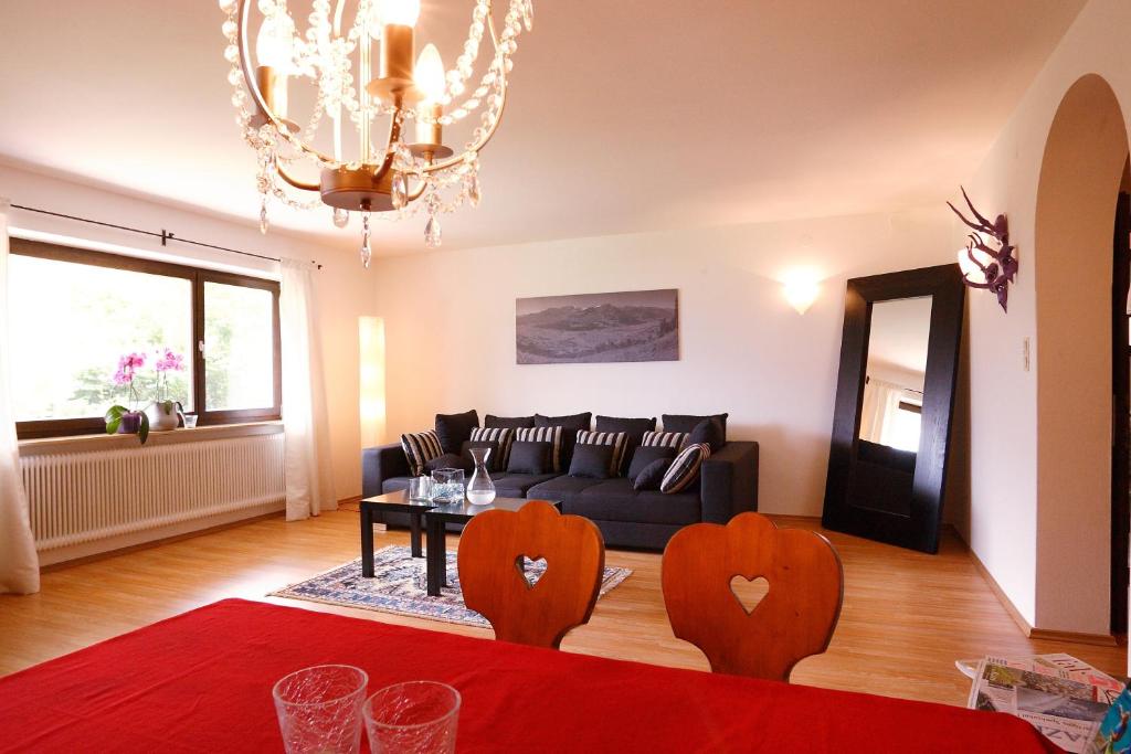 Posezení v ubytování Rodlers Chalet