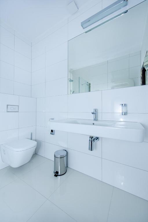 Koupelna v ubytování Hotel Active