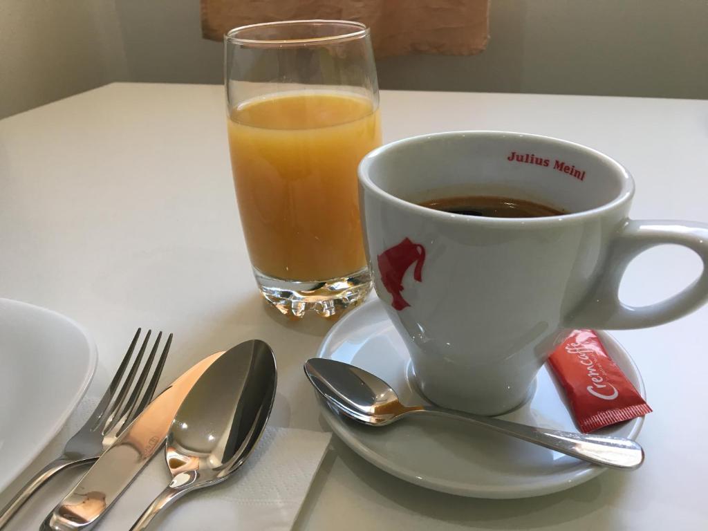 Možnosti snídaně pro hosty v ubytování B&B Cindra
